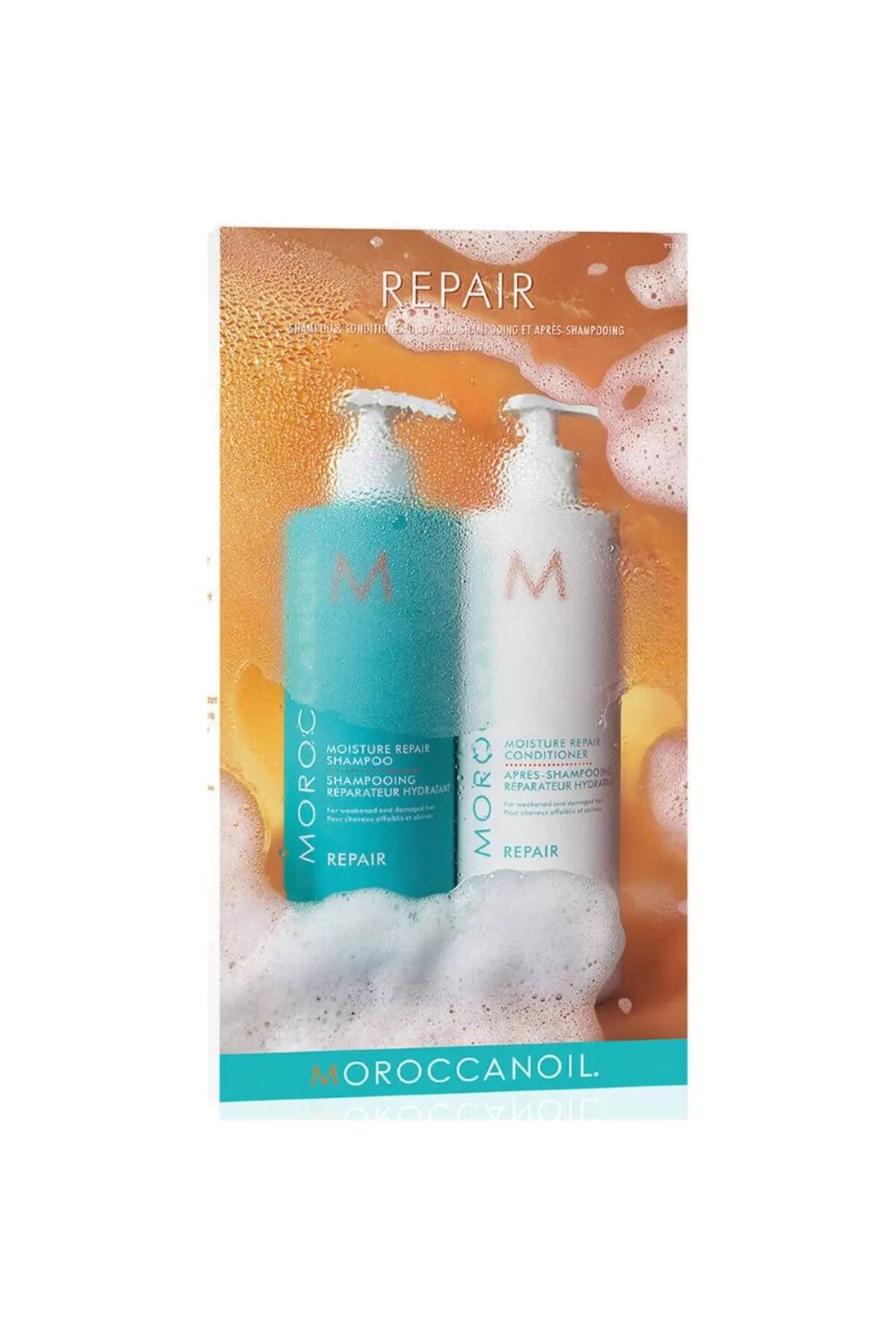Moroccanoil Duo Box Moisture Repair Shampoo + Conditioner - 500ml