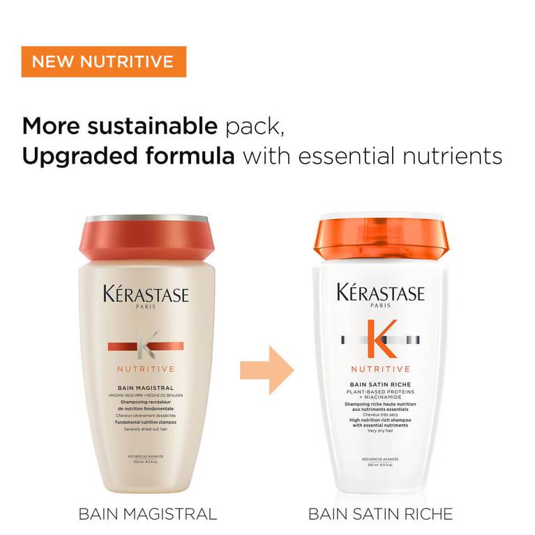 Kérastase - Kérastase Nutritive Bain Satin Riche Shampoo - 250ml - Freshhair.dk