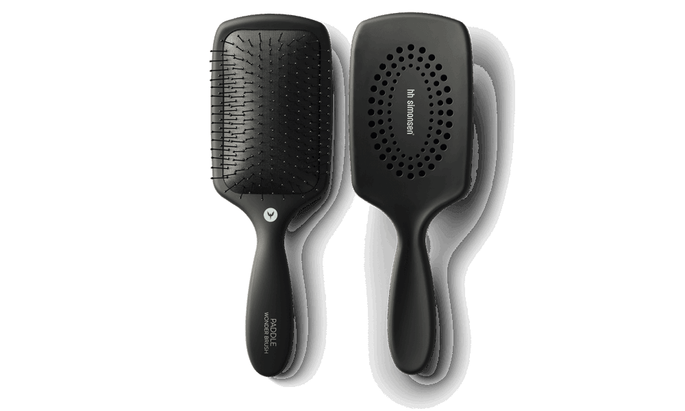 HH Simonsen - HH Simonsen - Paddle Wonder Brush Sort - Freshhair.dk