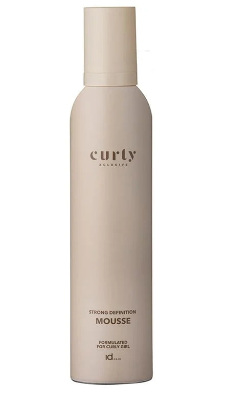 Id hair - Id Hair Curly Xclusive Strong Definition Mousse - 250ml - Freshhair.dk