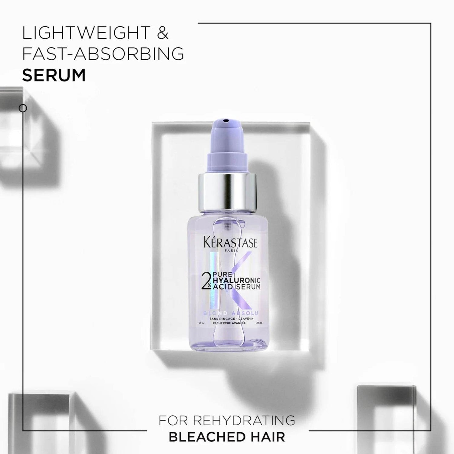 Kérastase - Kérastase Blond Absolu 2% Pure Hyaluronic Acid Serum - 50ml - Freshhair.dk
