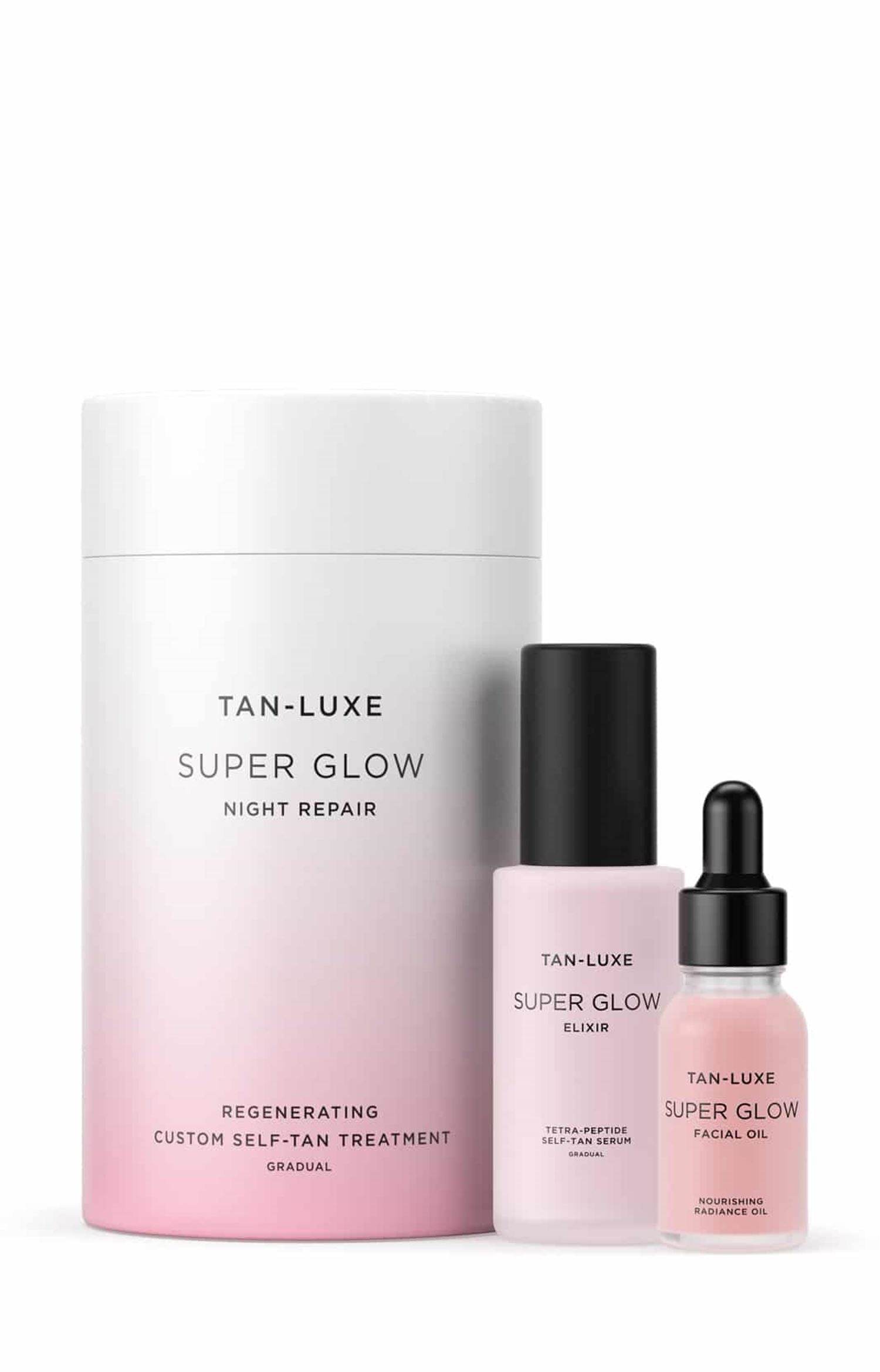 TAN-LUXE - TAN-LUXE Super Glow Night Repair Gaveæske - Freshhair.dk