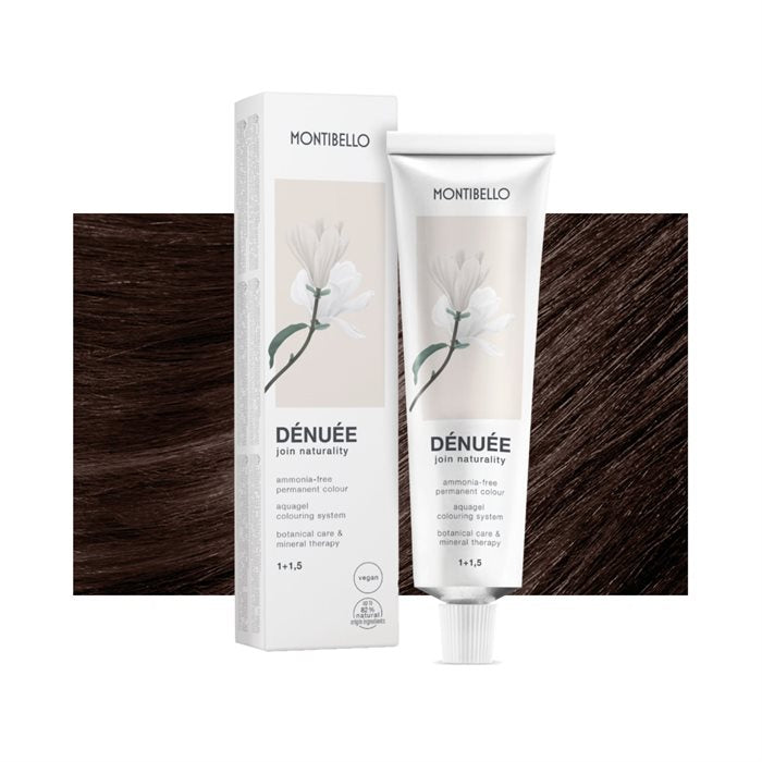 Montibello - Montibello Permanent Farve Dénuée Nº 4 - Medium Brun - Freshhair.dk