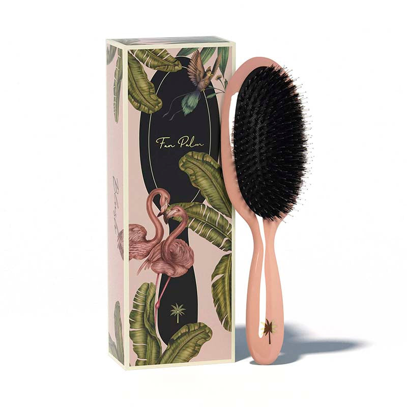 Fan palm - Fan Palm Hair Brush Blush - Medium - Freshhair.dk