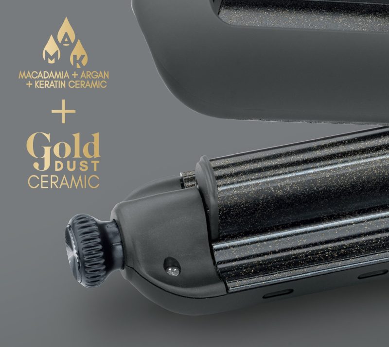 Diva Pro - Diva Pro Styling Precious Metal Gold Dust Multi-Waver & Curler - Freshhair.dk