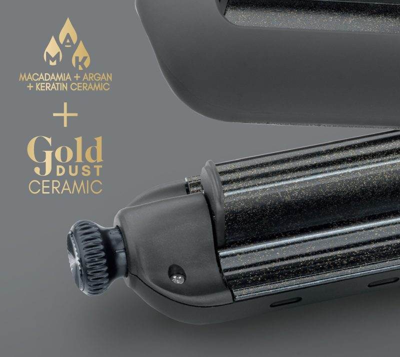 Diva Pro - Diva Pro Styling Precious Metal Gold Dust Multi-Waver & Curler - Freshhair.dk