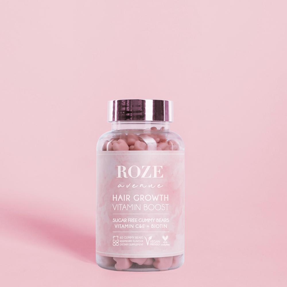 Roze Luxury Hair Growth Gummy Bears 60stk Freshhair