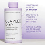 Olaplex - Olaplex No.4P Blonde Enhancer Toning Shampoo - 250ml - Freshhair.dk