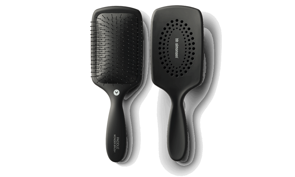 HH Simonsen - HH Simonsen - Paddle Wonder Brush Sort - Freshhair.dk