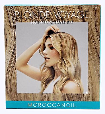 Moroccanoil Blonde Voyage Lighten & Tone Kit