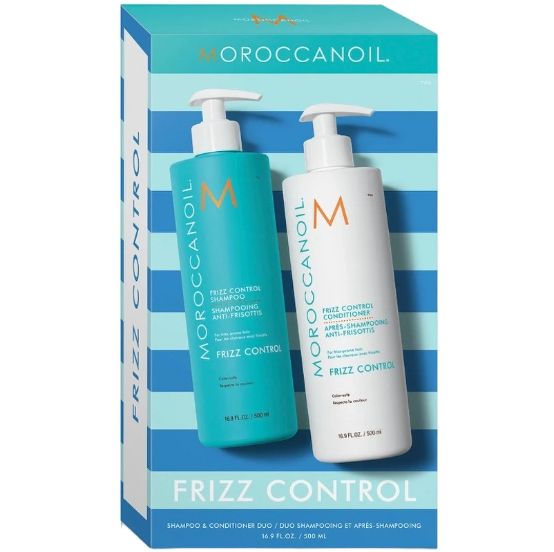 Moroccanoil Duo Box Frizz Control Shampoo + Conditioner - 500ml
