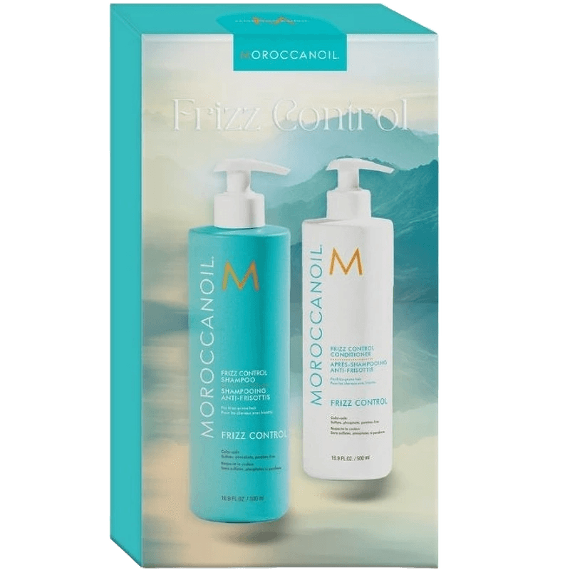 Moroccanoil Duo Box Frizz Control Shampoo + Conditioner - 500ml