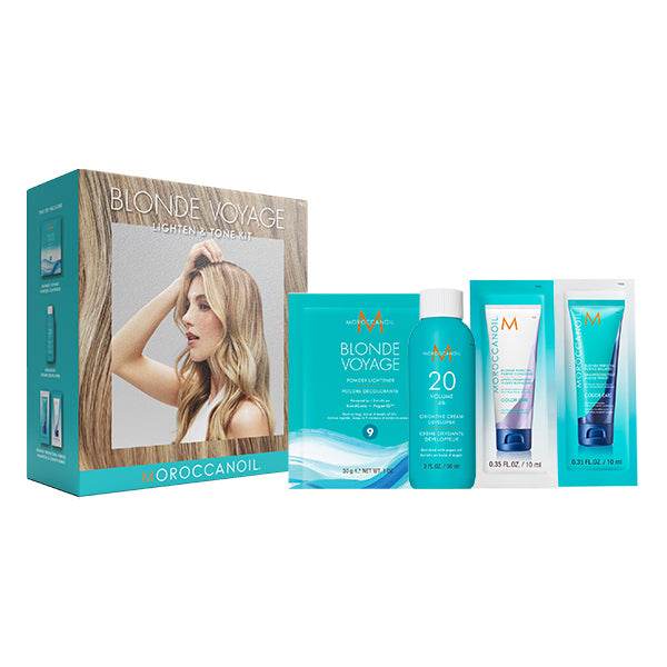 Moroccanoil Blonde Voyage Lighten & Tone Kit