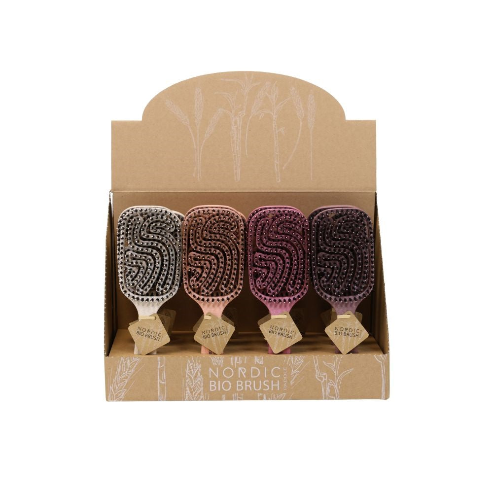 Nordic Bio Brush Paddle 100% genanvendelig Naturhår