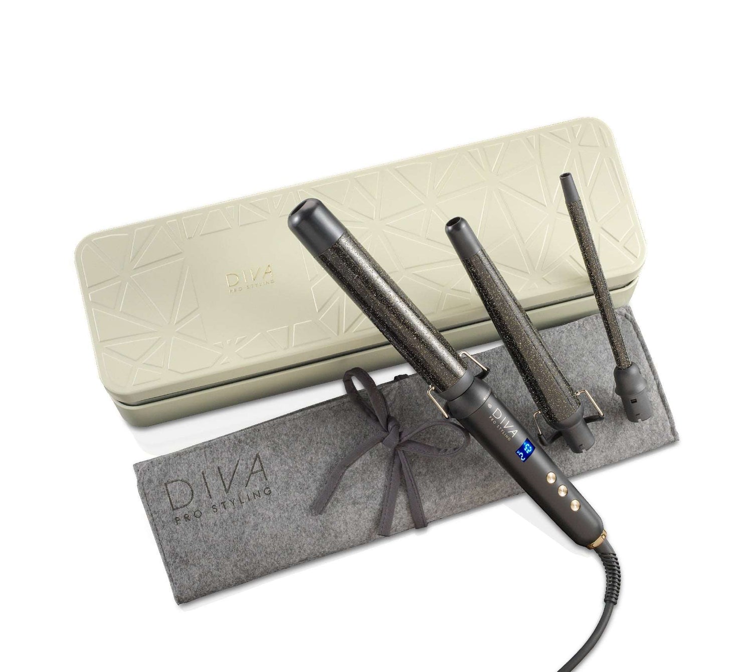 Diva Pro - Diva Pro Styling Precious Metals Gold Multi-Wand - Freshhair.dk