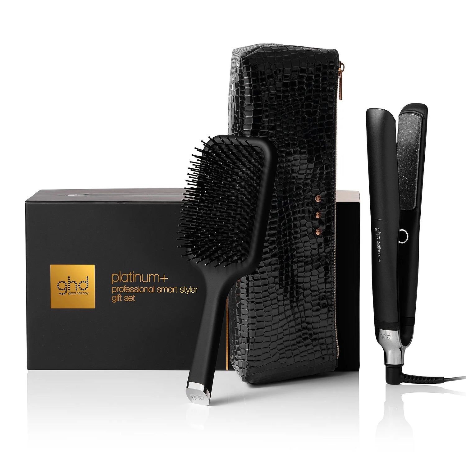 ghd Platinum+ Set With Brush & Bag Christmas