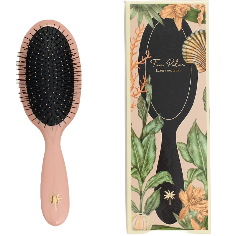 Fan Palm Wet Brush Beach Rose - Medium