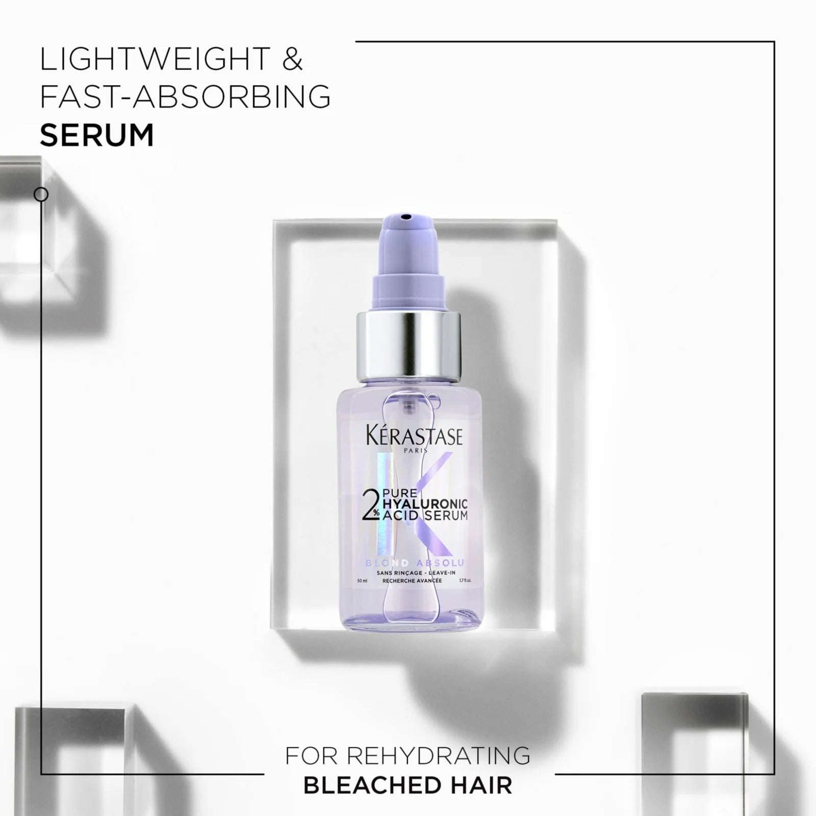Kérastase - Kérastase Blond Absolu 2% Pure Hyaluronic Acid Serum - 50ml - Freshhair.dk