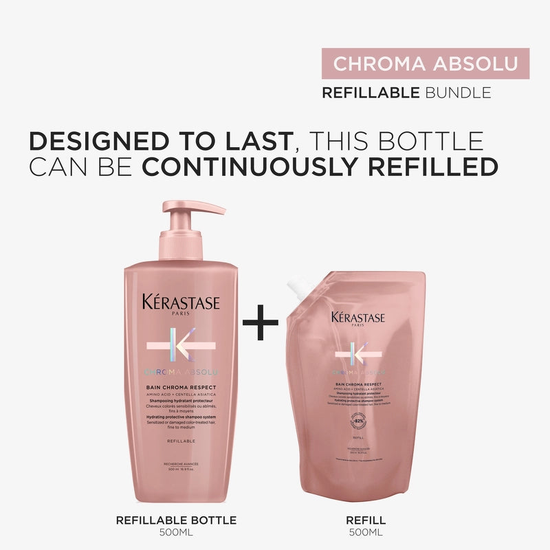 Kérastase Chroma Absolu Bain Chroma Respect Shampoo Refill - 500ml