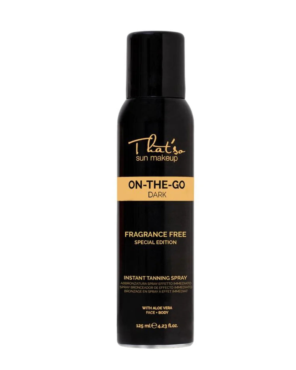 That'so On The Go Dark Self Tanning Spray - Uden parfume - 125ml