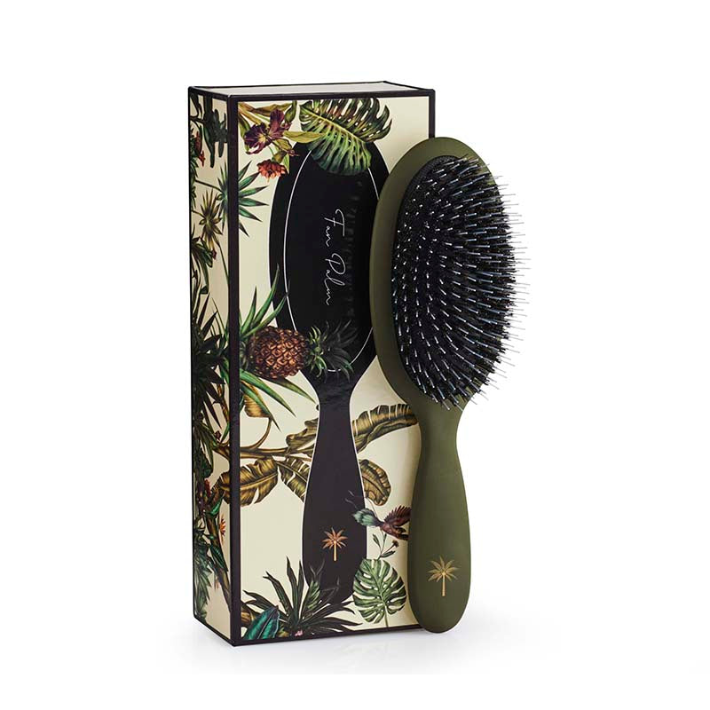 Fan palm - Fan Palm Hair Brush Jungle - Medium - Freshhair.dk