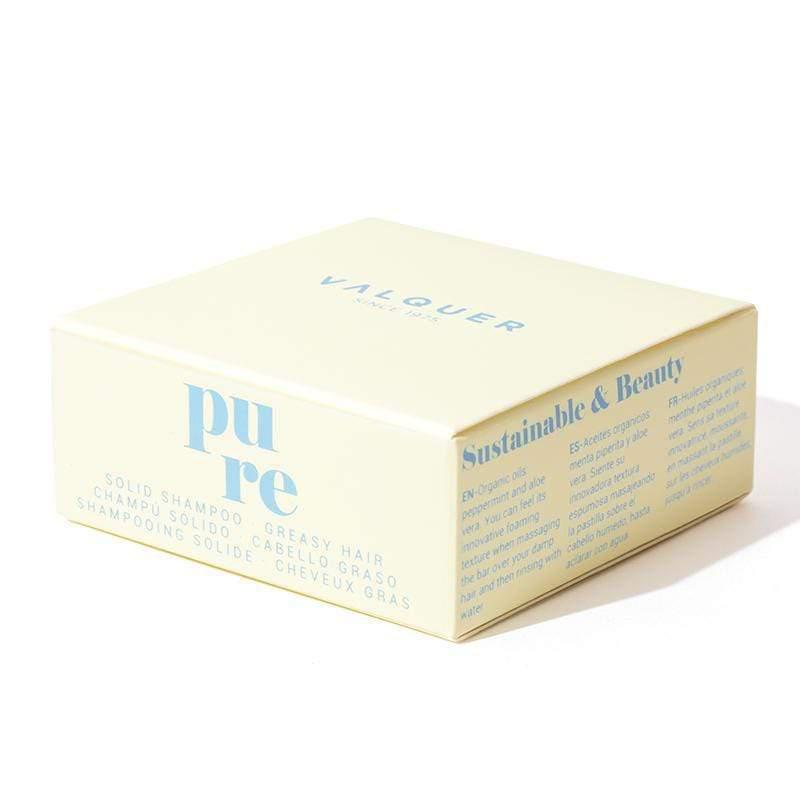 Valquer - Valquer Shampoo Bar Pure Solid - Fedtet Hår - 50g - Freshhair.dk