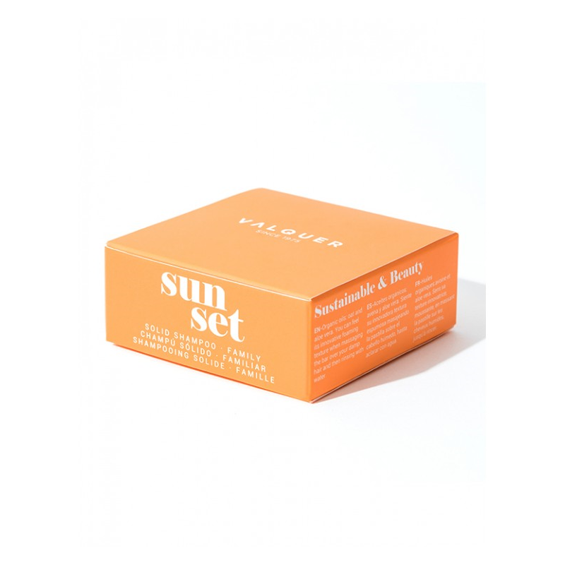 Valquer - Valquer Shampoo Bar Sunset Solid - Familie - 50g - Freshhair.dk